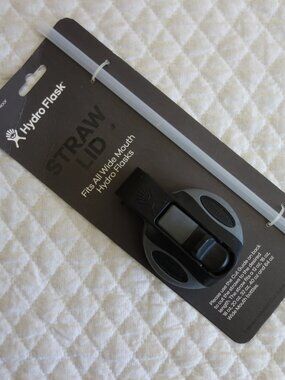 New HYDRO FLASK Wide Mouth Straw & Lid Set